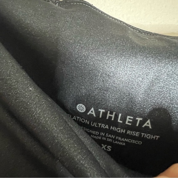 Athleta Elation Ultra High Rise Shimmer Tight size xsmall - Picture 5 of 8